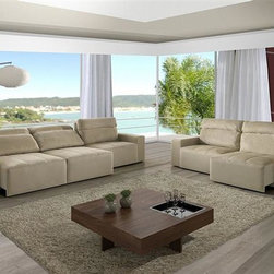4012 MH Modern Sofa with Pull Out Chaise - Sofas