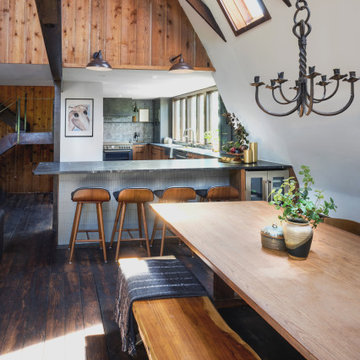 Rustic Mid-Century Modern Barn Kitchen
