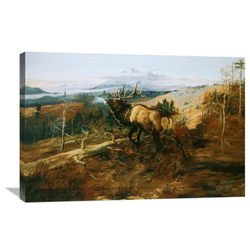 "The Elk" Artwork, 36" x 24"