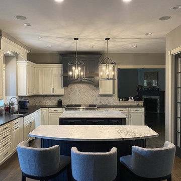 Modernizing a Tuscan style kitchen.....