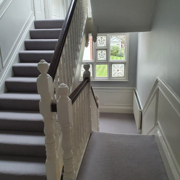 Timeless, stunning, stylish entrance hall and staircase transformation