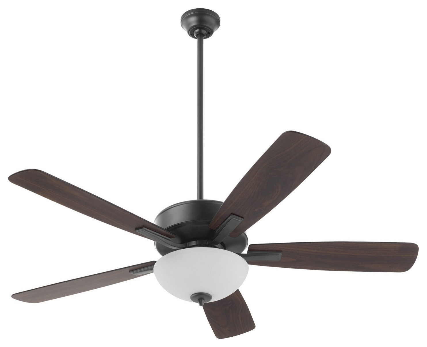 Transitional Ceiling Fans Ovation Transitional Ceiling Fan, Matte Black - Transitional - Ceiling ...