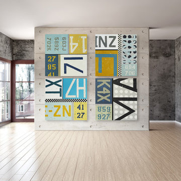 Modern Abstract Typography Set