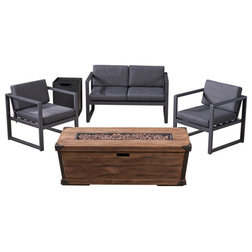 Industrial Outdoor Lounge Sets by GDFStudio