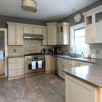 Direct Depot | Cream/Off White Colored Kitchen