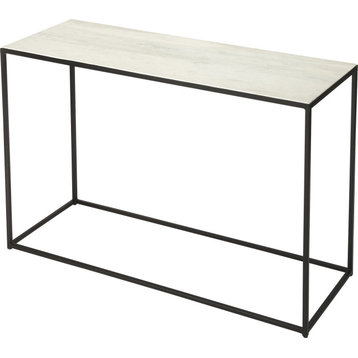 Phinney Console Table - Marble, Metal