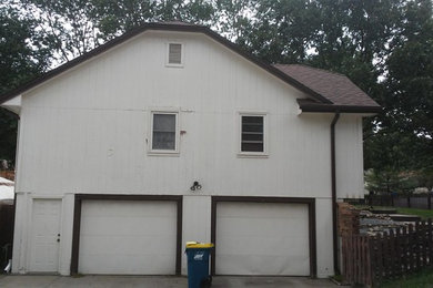 Example of a trendy home design design in Kansas City