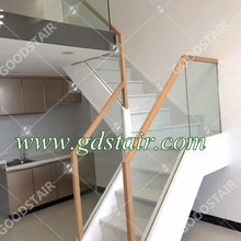 Double steel stringer stair.