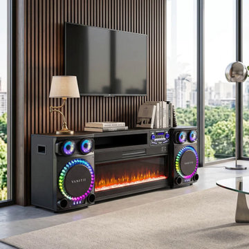 Electric Fireplace TV Stands & Entertainment Centers