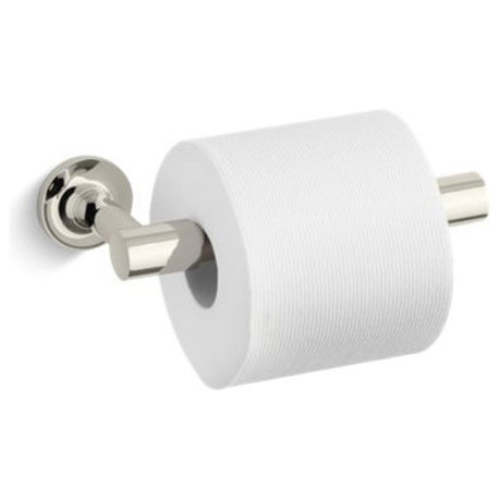 Kohler Purist Pivoting Toilet Tissue Holder, Vibrant Polished Nickel