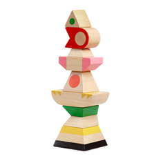 Handmade Totem Wooden Stacking Toy by Oliver Helfrich