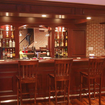 Custom Basement Pub Bar