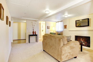 Trendy living room photo in Other