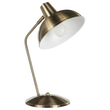 Darby Contemporary Table Lamp, Gold Metal