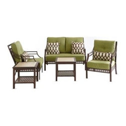 wholeHome&reg;/MD 'Fairway' 5-Piece Conversation Patio Set - Outdoor Lounge Sets