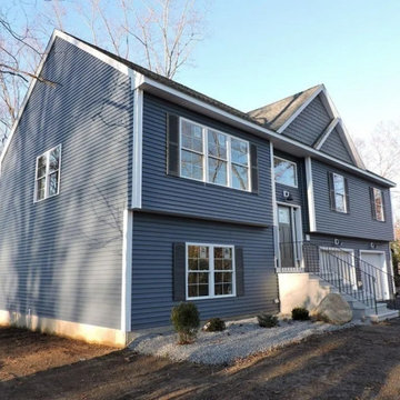 Siding Installation - James Hardie Lap Siding in Deep Ocean