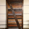 Multi Stain Vintage Style And Rustic Hand Made Barn Doors