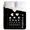 Deny Designs Budi Kwan Love Eye Test Duvet Cover - Lightweight