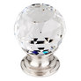 Clear Crystal w/ Brushed Satin Nickel Base