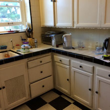 Kitchen-great green vintage