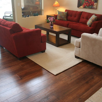 Comtemporary Home using Karndean Design Floor in Autumn Oak