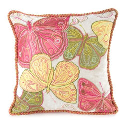Butterfly Pillow | MacKenzie-Childs - Decorative Pillows