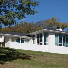 white brick exterior