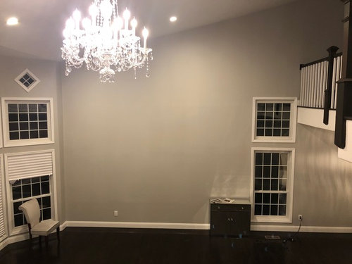 How To Frame Fireplace In A Lr With High And Slanted Ceiling