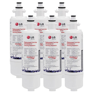 LG LT700P Kenmore 46-9690 ADQ36006101 Refrigerator Water Filter, Set of 6