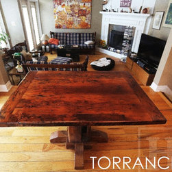 Reclaimed Wood (Rectangular) Pedestal Tables - Products