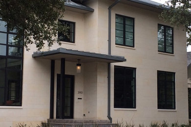 Inspiration for a modern exterior home remodel in Dallas