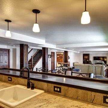 Basement Countertop and Great Room