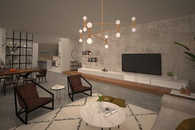 Example of a living room design in Other