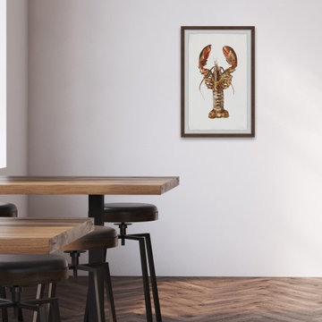 "Mighty Lobster" Framed Painting Print