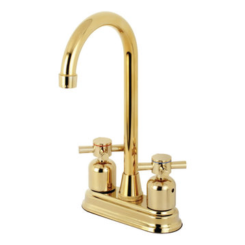 Kingston Brass KB849.DX Concord 1.8 GPM Standard Bar Faucet - Polished Brass