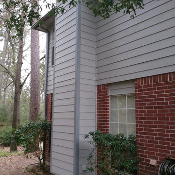 LP SmartSide Siding Job The Woodlands Texas by Texas Home Exteriors