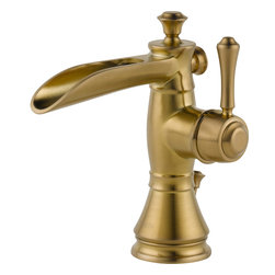 Delta Cassidy Single Hole - Single Handle Channel Spout - Bathroom Sink Faucets