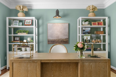 Transitional home office photo in DC Metro