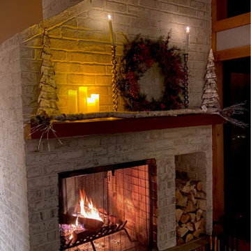German Smearing fireplace