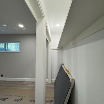 Home Remodel/ One Bath/paint/popcorn removal/LED Can lights/baseboards/Flooring