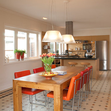 Light & Bright Dining Area/Kitchen floor tile by Winckelmans