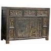 Consigned, Carved 3-Drawer Cabinet