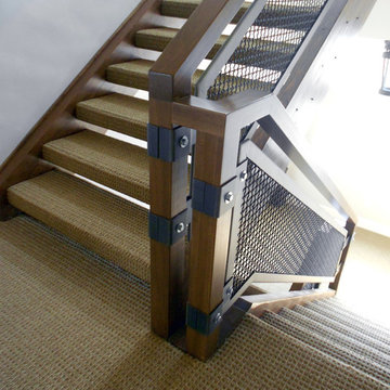 Interior - Grid Paneled Balustrades