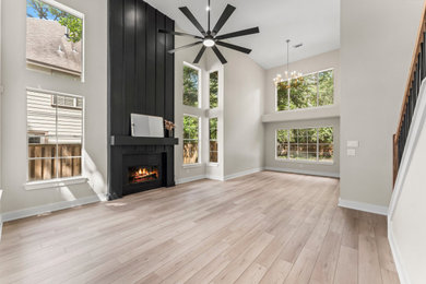 Living room - living room idea in Houston