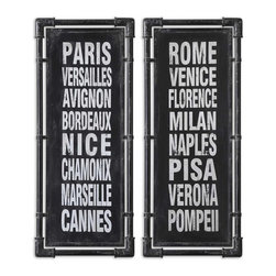 www.essentialsinside.com: city names wall art - Home Decor