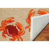 Frontporch Crabs Indoor/Outdoor Rug Natural 1'8"x2' 6"