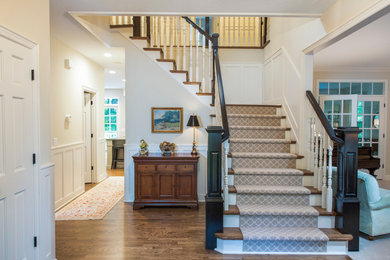 Inspiration for a transitional entryway remodel in Minneapolis