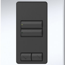 Lutron seeTouch keypad from the architectural metal finish collection - Lighting
