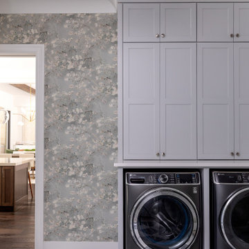Raleigh NC Interior Design — Transitional Open-Concept Living with Bold Accents