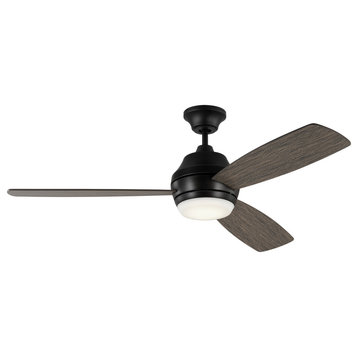 Ikon 52" Indoor/Outdoor Led Ceiling Fan, Aged Pewter